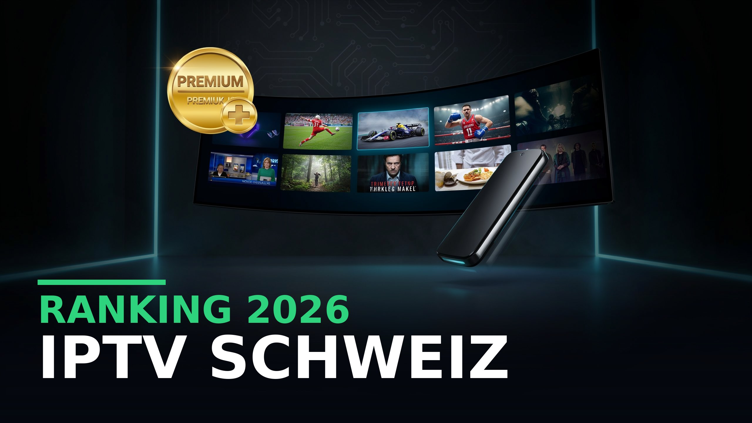 Top 4 IPTV Schweiz 2026 – Getestet & Verglichen